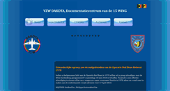 Desktop Screenshot of dakota15wing.be